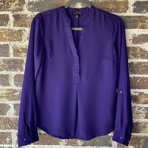 The Limited Purple Blouse Tall XS